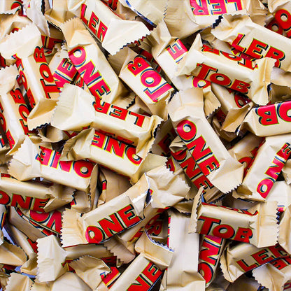 Toblerone tiny - melkchocolade met nougat, amandel & honing - 1000g